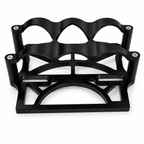 Motor Sports 6 Volt OPTIMA Battery Tray - Billet Black - 452200B - Granatelli Motor Sports