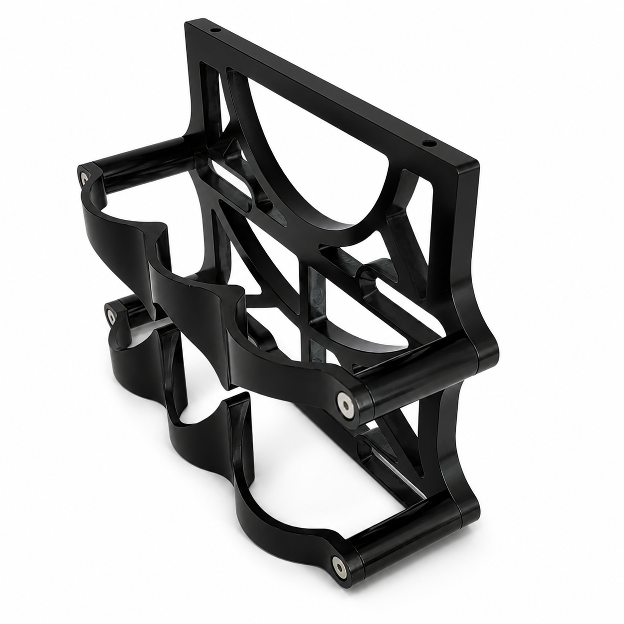 Motor Sports 6 Volt OPTIMA Battery Tray - Billet Black - 452200B - Granatelli Motor Sports