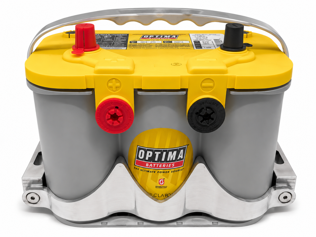 Billet OPTIMA Battery Tray for 12V Series – Part #452212 - Granatelli Motor Sports