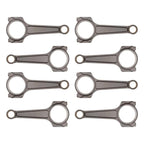 Manley Chevrolet LS Pro Series I-Beam Connecting Rod - 6.100in L - Stock Journal Size (Set of 8)