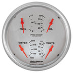 Autometer Ultra-Lite Quad Gauge 5in. 0 Ohm (E) - 90 Ohm (F) Electric