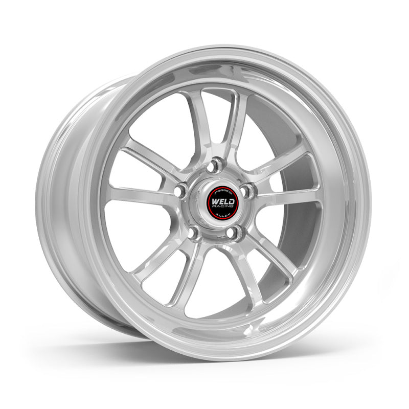 Weld S70 RT-S 17x10in / 5x114.3 BP / 6.3in. BS - Polished Center - Polished Shell Wheel