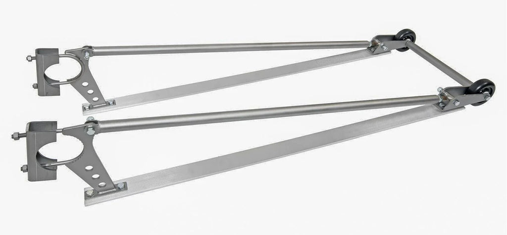 Bolt-On Dual Wheelie Bar Kit – 44" Drag Racing Wheelie Bars - GMWB19 - Granatelli Motor Sports