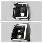Spyder 07-14 GMC Yukon High-Power LED Headlights - Black (PRO-YD-GY07V2PL-BK)