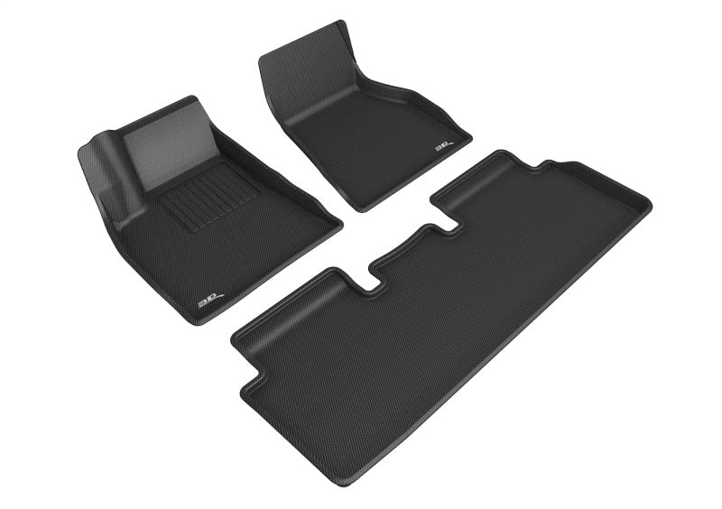 3D MAXpider 20-21 Tesla Model S Kagu Black Full Set