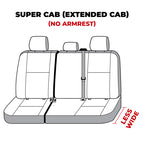 Covercraft 19-25 Ford F250 F350 Carhartt Super Dux SeatSaver Second Row Custom Seat Cover - Gravel