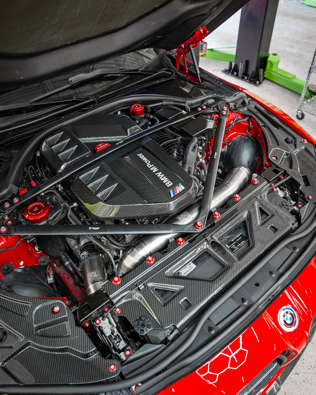 IRL BMW G8x Titanium Front Mount Intakes