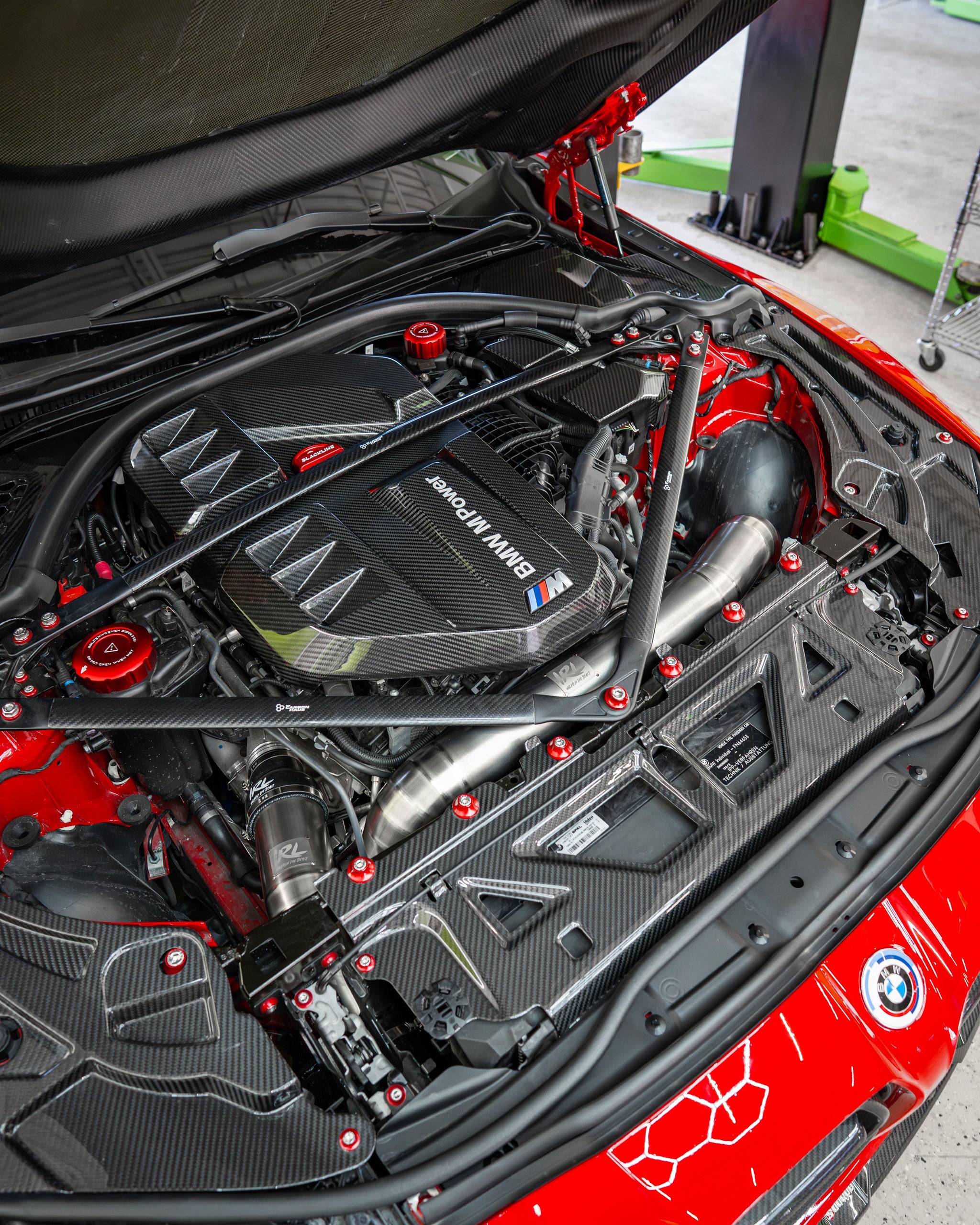 IRL BMW G8x Titanium Front Mount Intakes