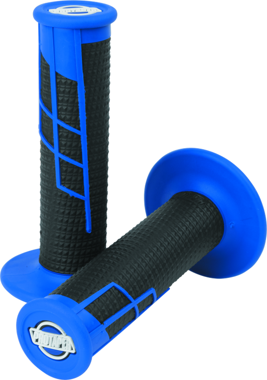 ProTaper Clamp-On 1/2 Waffle Grip - Blue/Black