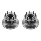 Power Stop 17-22 Ford F-350 Super Duty Front Drilled & Slotted Rotor - Pair