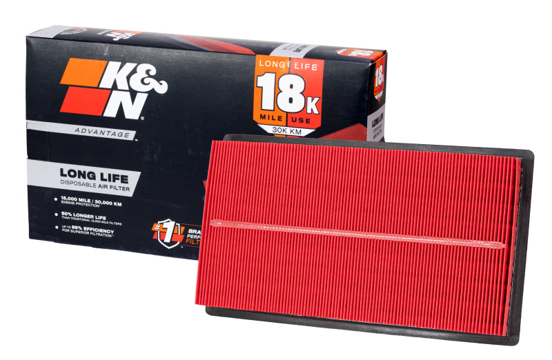 K&N Advantage Air Filter 18K Miles Subaru BRZ H4-2.0L F/I 2017-2026