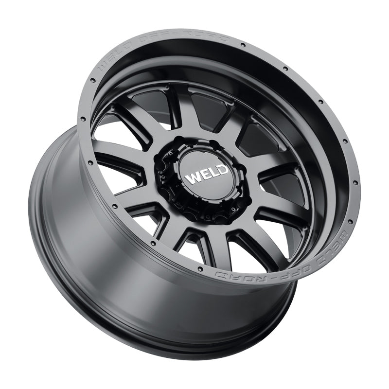 Weld Off-Road W101 20X10 Stealth 8X180 ET-18 BS4.75 Satin Black 124.3