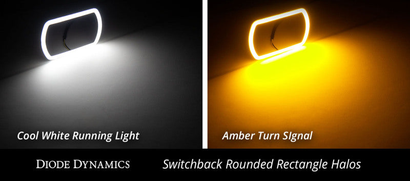 Diode Dynamics Switchback Rounded Rectangle Halos