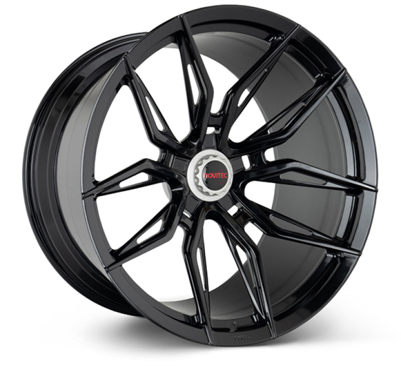 Vossen x Novitec NF11 22x12in - 5x114.3 BP - ET49 - Gloss Black Ferrari 458 Rear Wheel