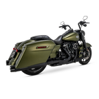 Vance & Hines HD M8 Touring Blackbird 450 Slip-on Exhaust - Wrinkle Black