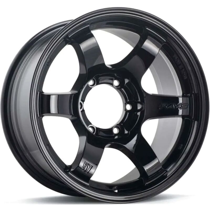 Gram Lights 57DR-X 18x9 + 00-6x135 Glossy Black Wheel