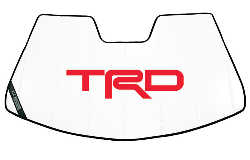 Covercraft 18-23 Toyota Official Licensed UVS100 Premier Series Custom Sunscreen with Red TRD Logo