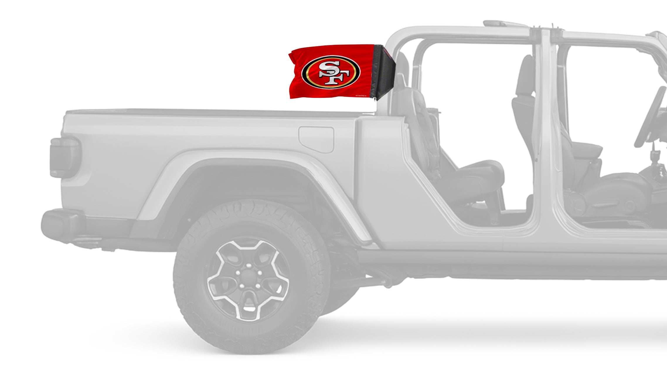 San Francisco 49ers 11"x17" Forever Wave Flag