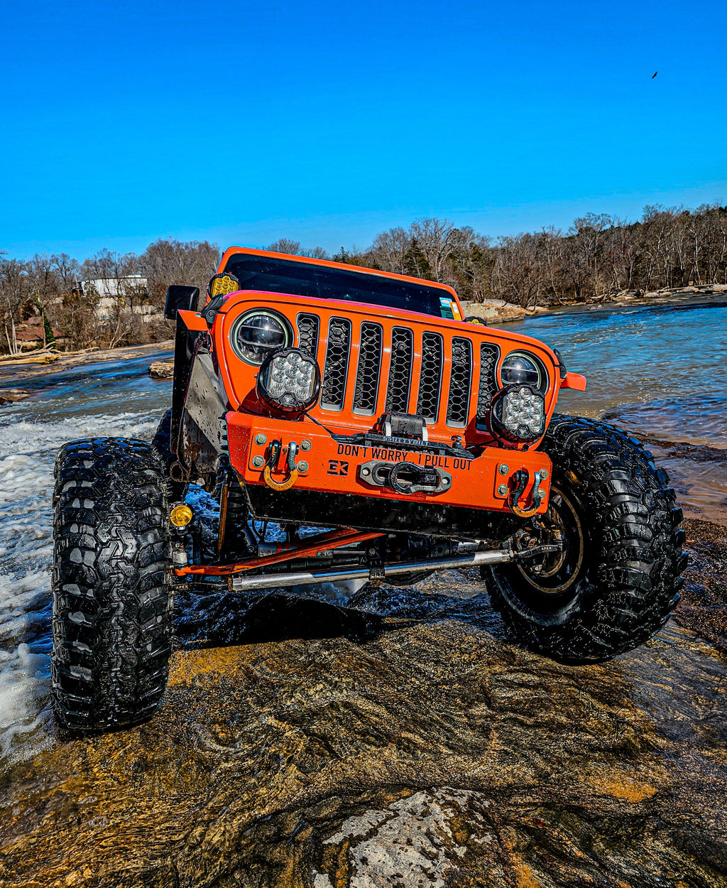 Gauntlet Front Bumper w/Winch Plate for Jeep JL/JT  (2018-2024) By Gatekeeper Off-Road
