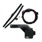 2018-2024 Jeep Wrangler JL and JT Heated Wiper Blades with Installation Brackets. By Gatekeeper Off-Road