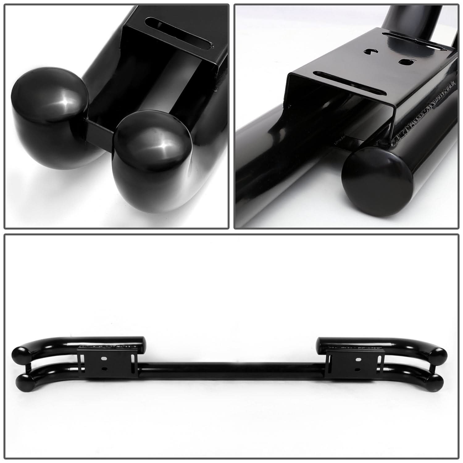 1987-2006 Jeep Wrangler Tubular Rear Bumper Guard - Black