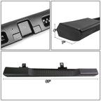 07-16 Jeep Wrangler 2 Door Factory Style Nerf Bar Step Bar Black