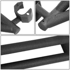 2007-2016 Jeep Wrangler JK 4DR Power Coated Black Nerf Bars