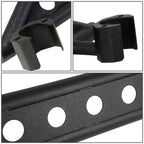 2007-2016 Jeep Wrangler Rock Crawler Nerf Bars 4 Door 7" Black