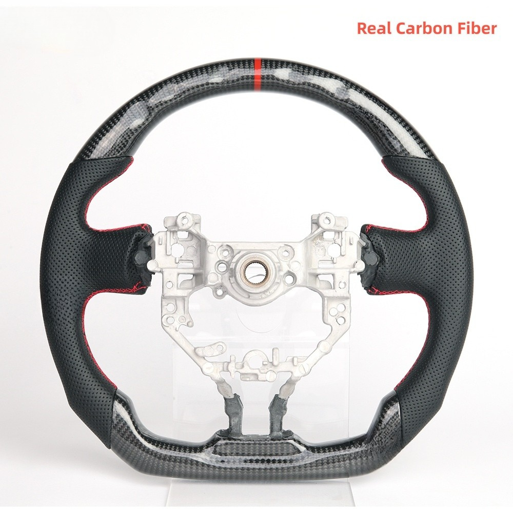Real Carbon Fiber Steering Wheel for Toyota 86, Subaru BRZ ZC6 & Scion FR-S 2012–2016 Full Leather (Non-Heated)