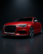 Audi RS3 8V Sedan (2017-2019) Carbon Fiber Front Lip – Facelift RS3 Bumper Front Lip