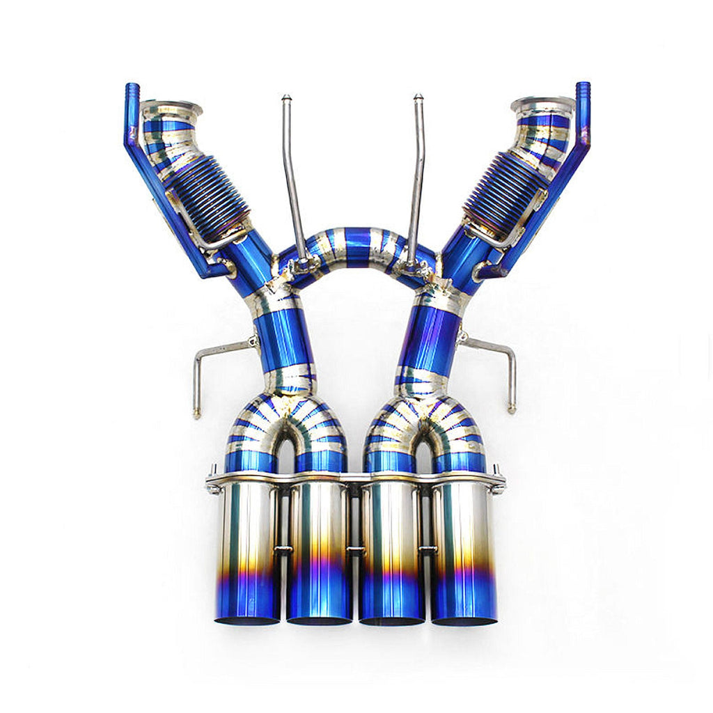 Titanium X Pipe Catback Exhaust System For McLaren 765LT 4.0T V8 - Bull Boost Performance