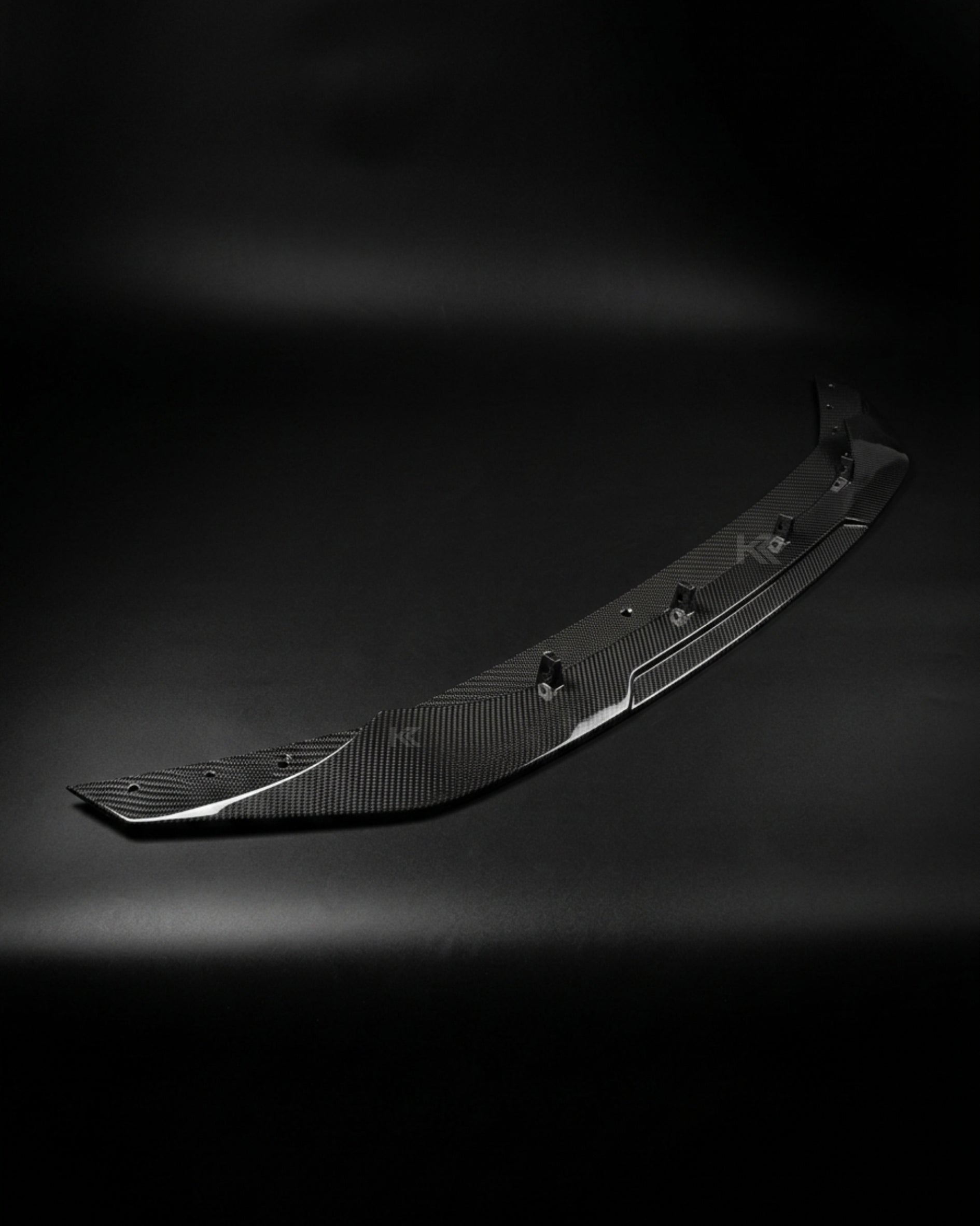 Audi RS6 C8 Avant Wagon Pre-Preg Dry Carbon Fiber Front Bumper Lip Spoiler 2019 - 2021