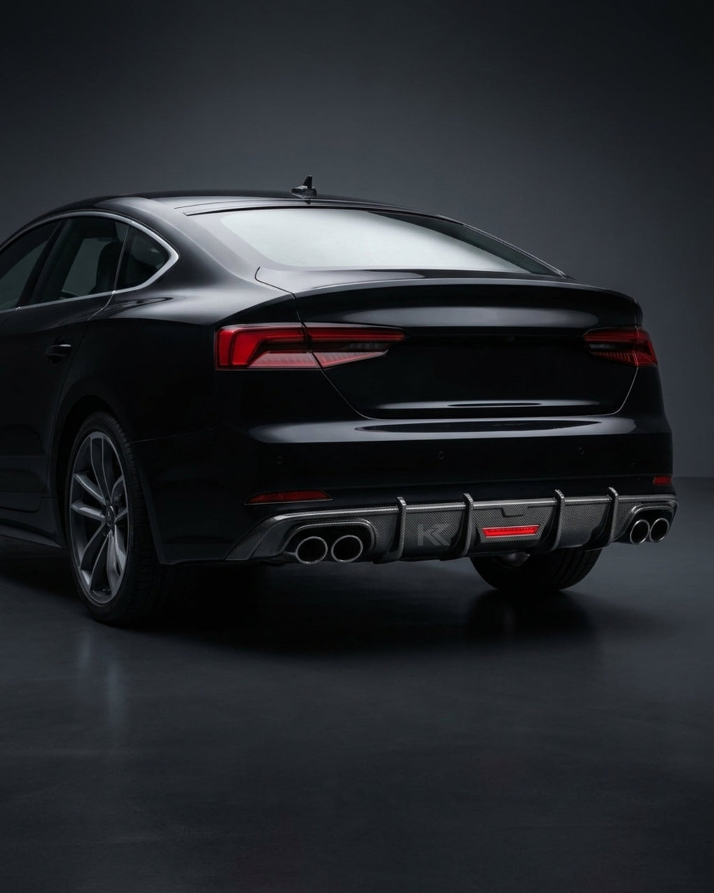Audi A5 / S5 8T Facelift Carbon Fiber Rear Bumper Diffuser 2017 - 2019