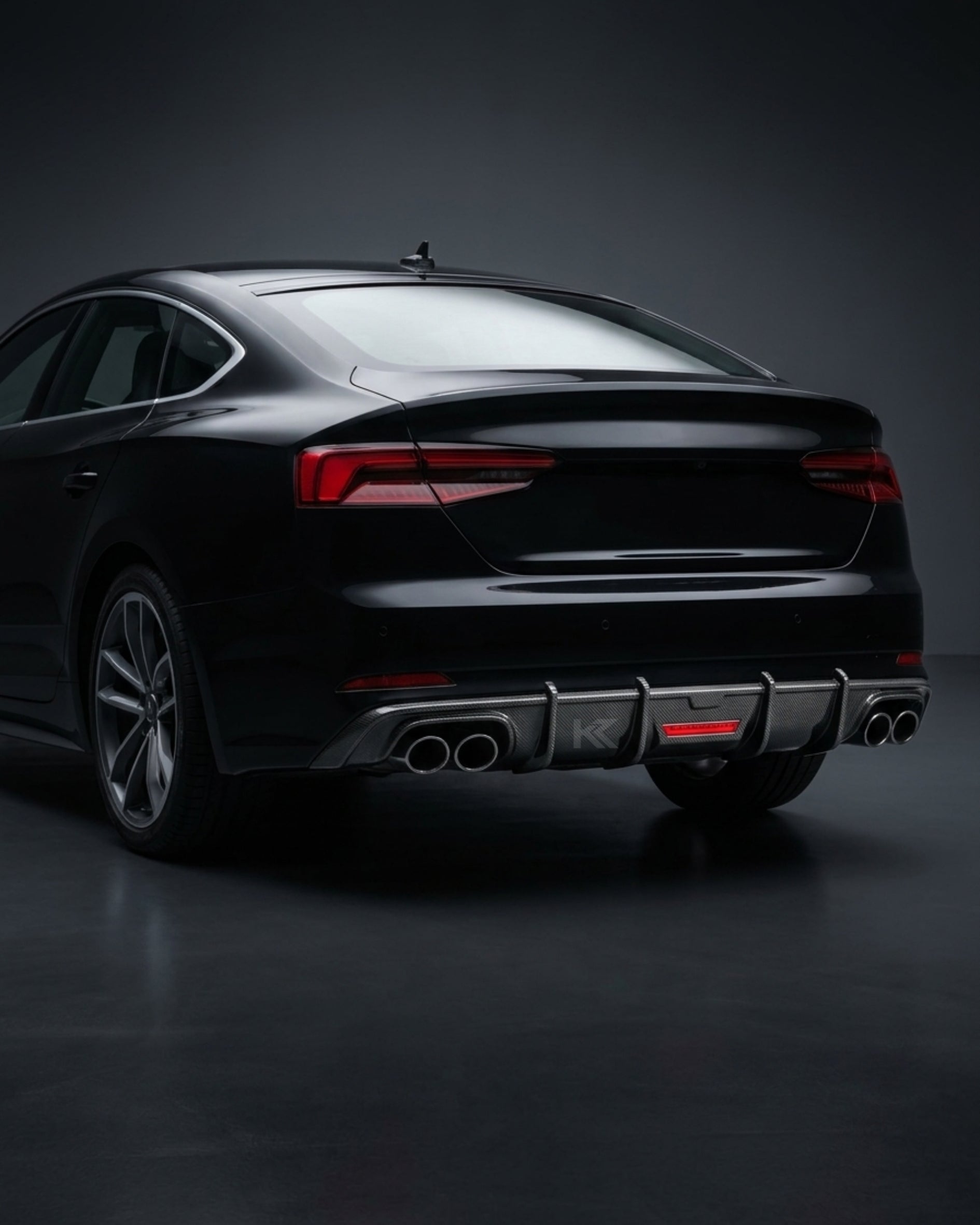 Audi A5 / S5 8T Facelift Carbon Fiber Rear Bumper Diffuser 2017 - 2019