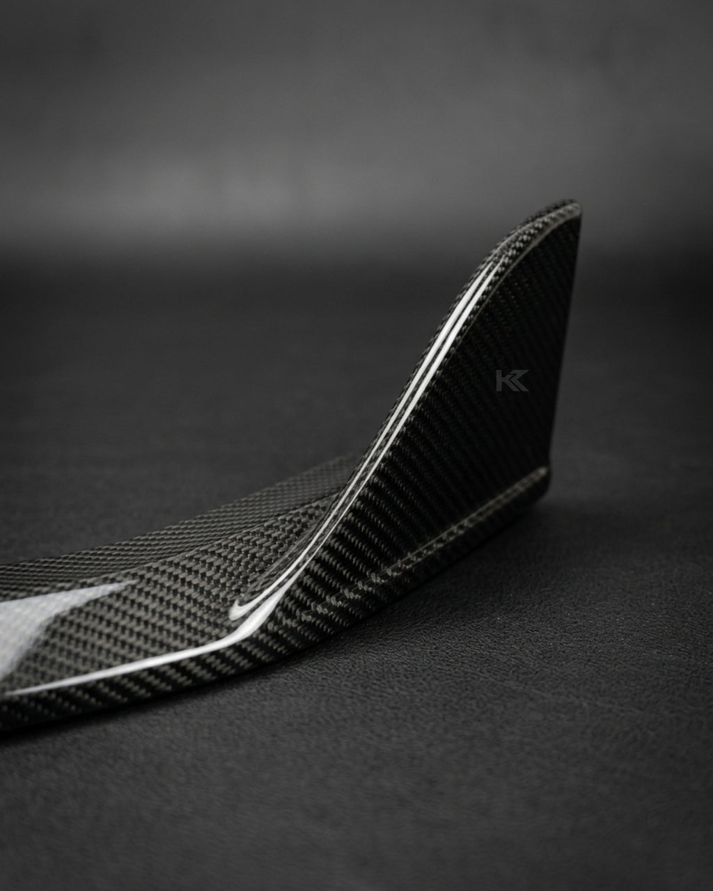 Audi A5 S-Line / S5 B9 Carbon Fiber M&L Style Front Bumper Diffuser Lip 2017 - 2019