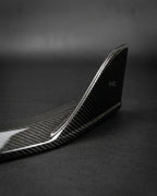 Audi A5 S-Line / S5 B9 Carbon Fiber M&L Style Front Bumper Diffuser Lip 2017 - 2019