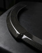 Audi RS6 C7 Carbon Fiber Front Center Lip – Gloss Black Splitter (2013–2016)