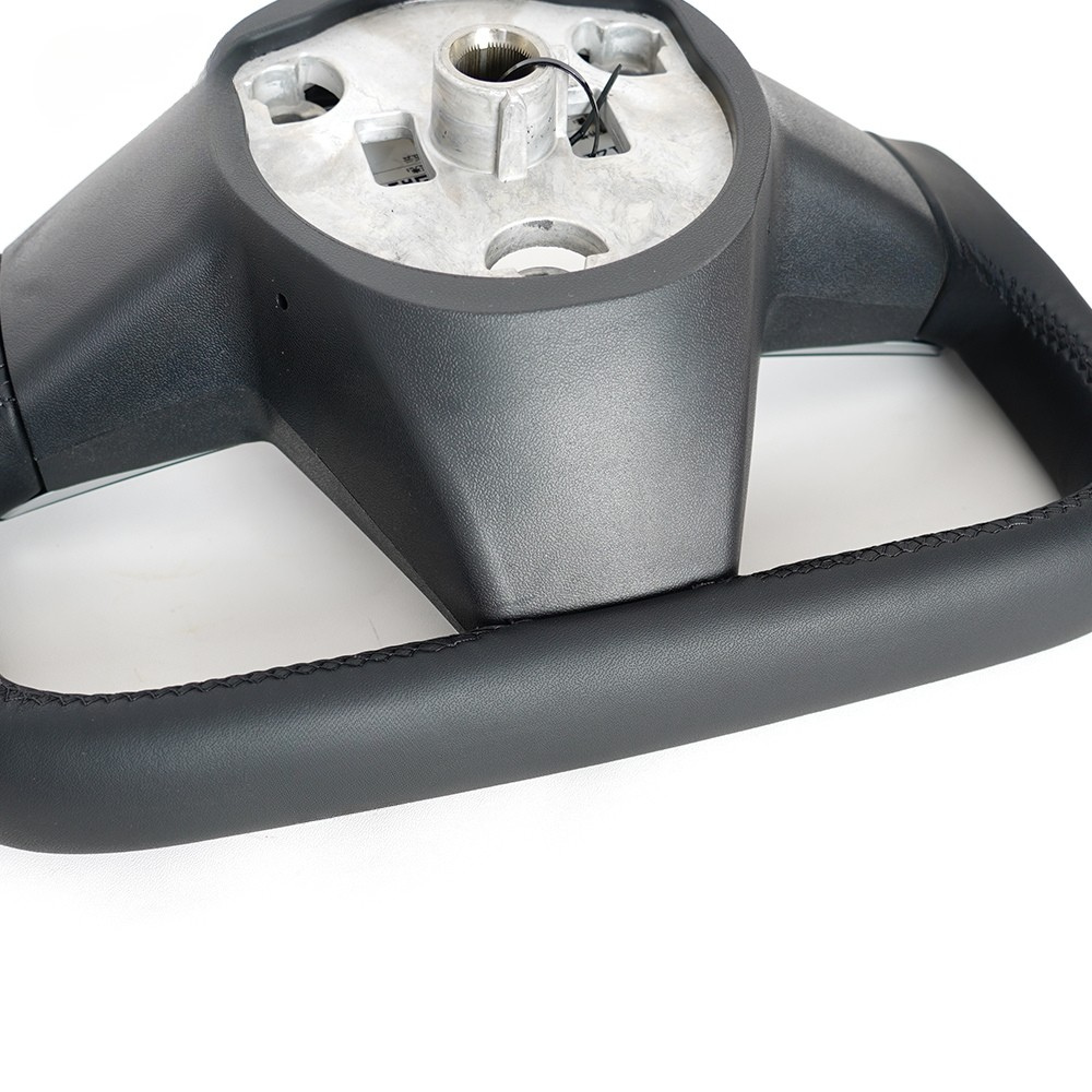 Leather Yoke Steering Wheel for Tesla Model 3/Y 2016-2022