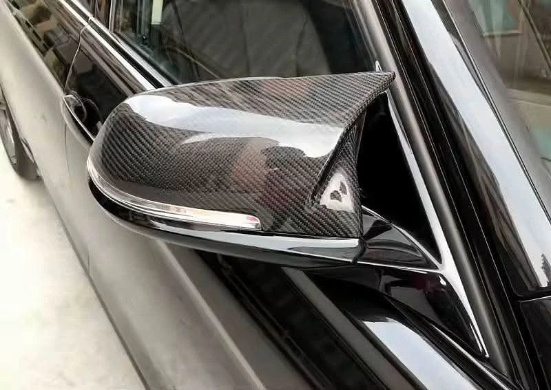 BMW  1 & 2 Series F20 F21 F22 F32 F87 M135i M140i M Style Carbon Fiber Side Mirror Covers (2012 - 2019)