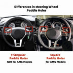 Carbon Fiber Steering Wheel for Mercedes AMG A C E Class