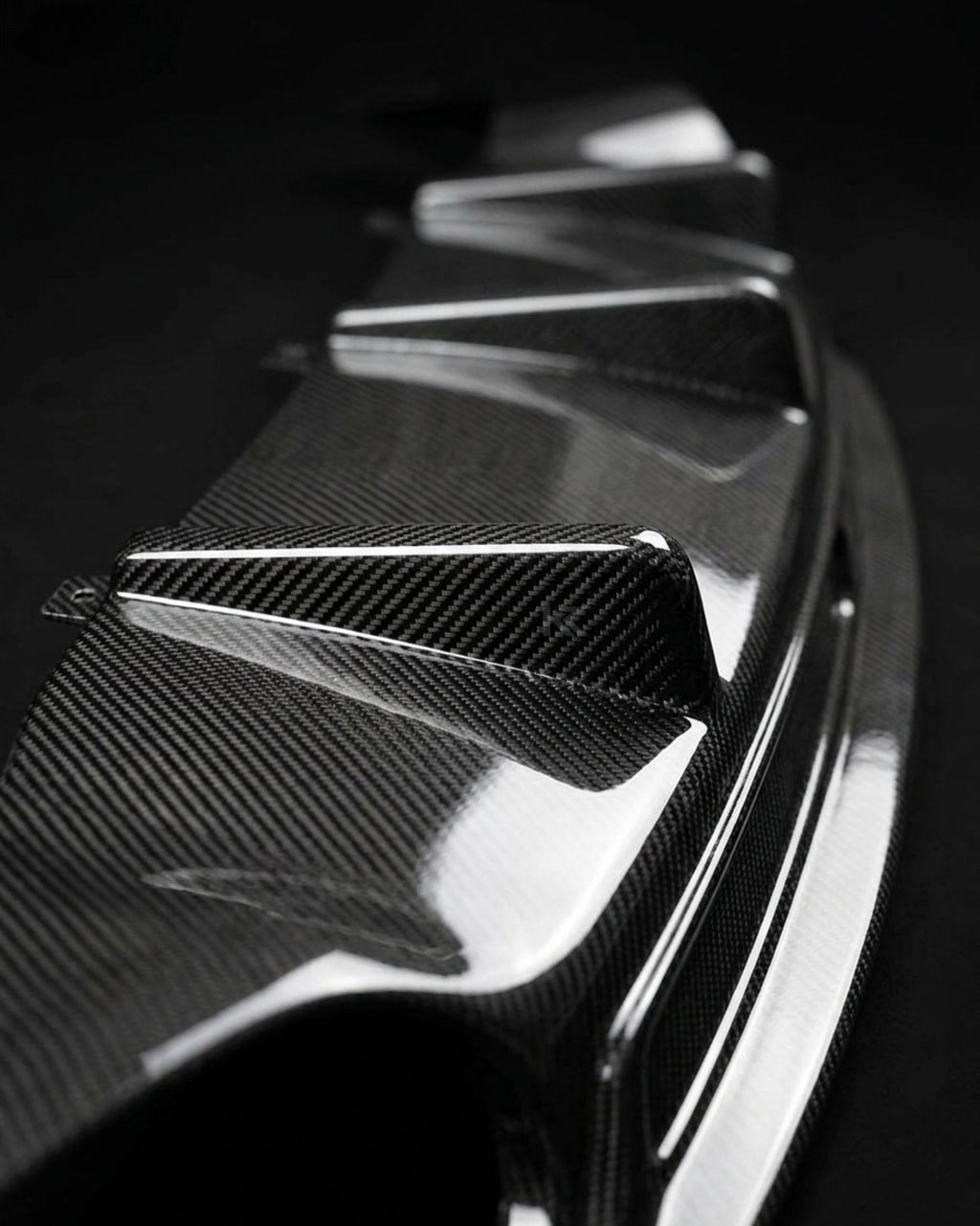 Audi A7 S-Line Sportback Carbon Fiber Rear Bumper Boot Diffuser 2013 - 2014