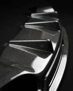 Audi A7 S-Line Sportback Carbon Fiber Rear Bumper Boot Diffuser 2013 - 2014