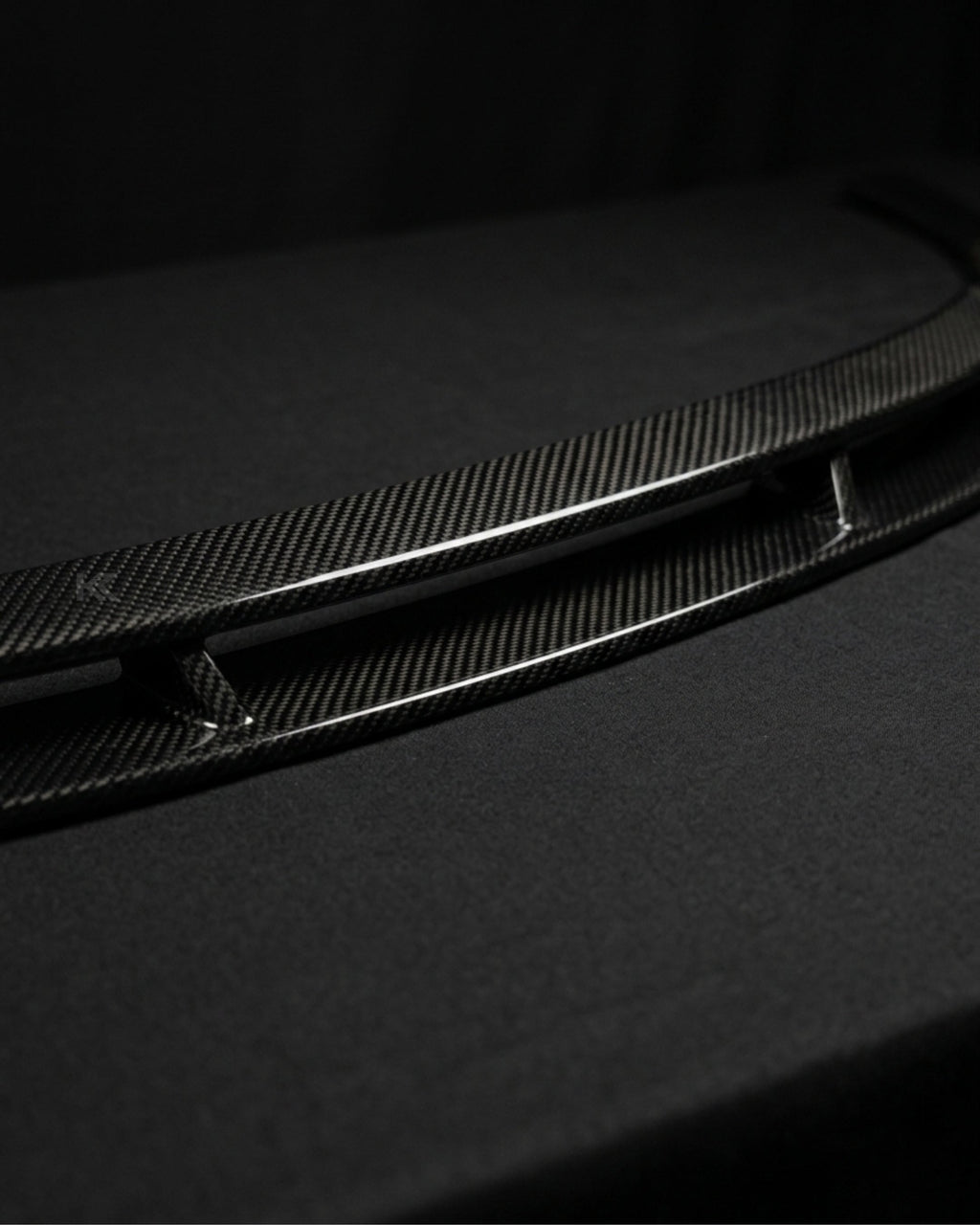 Audi RS3 8Y Sedan Pre-Preg Dry Carbon Fiber Gloss Black Front Bumper Lip 2022 - 2024