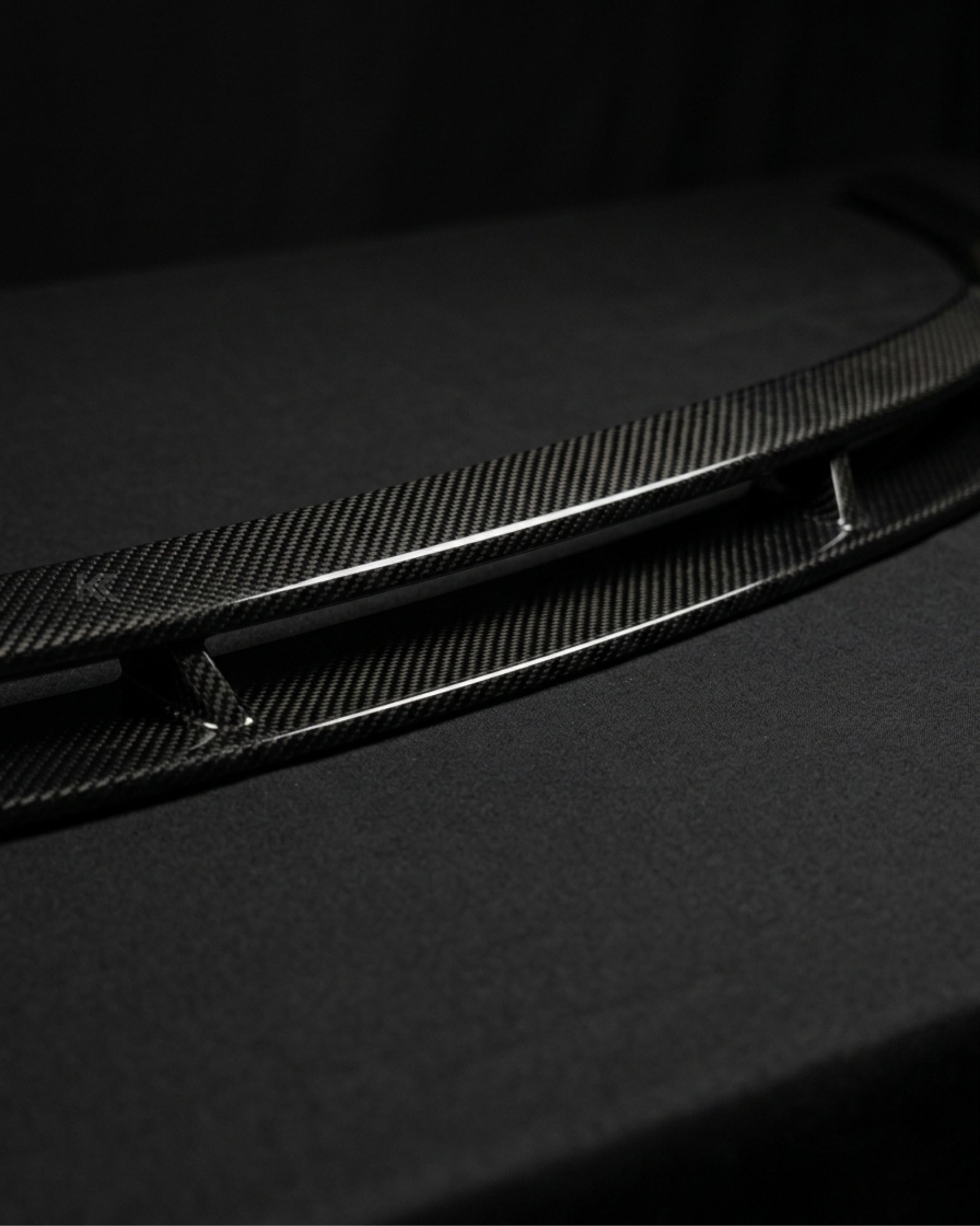 Audi RS3 8Y Sedan Pre-Preg Dry Carbon Fiber Gloss Black Front Bumper Lip 2022 - 2024