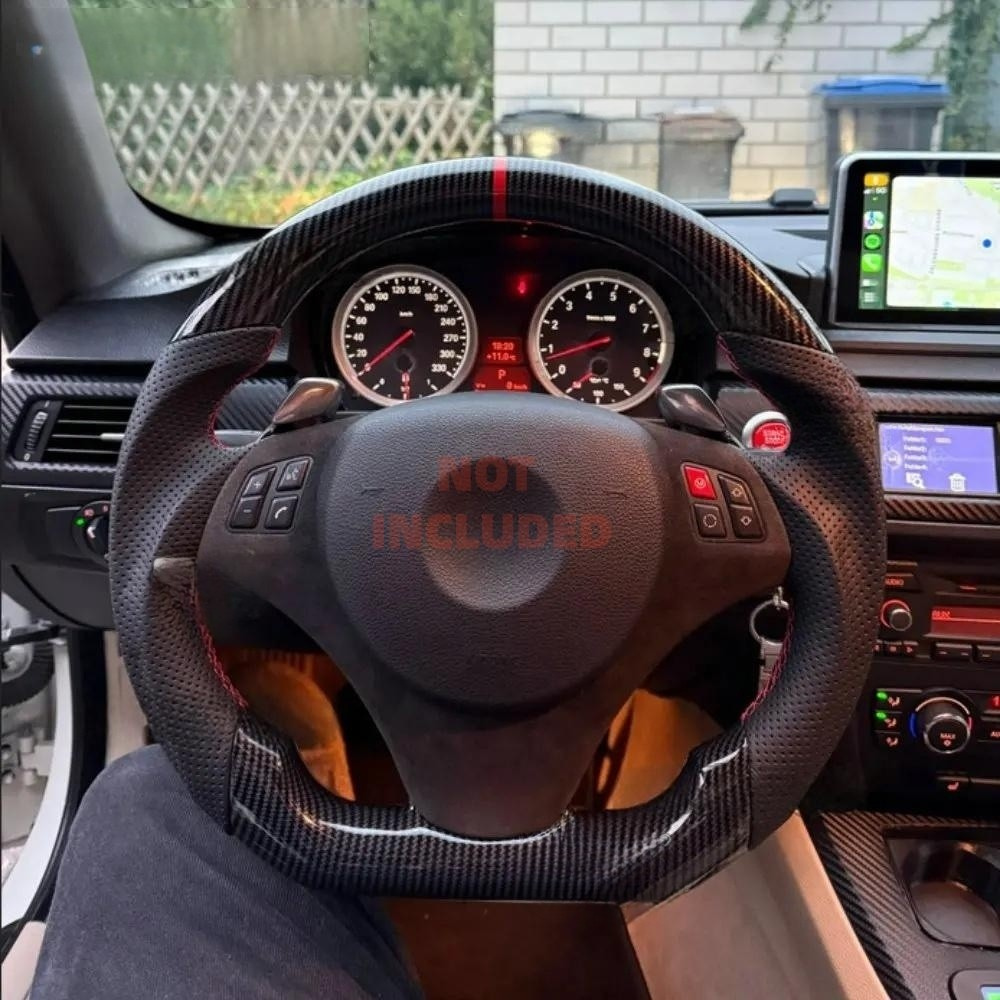 Hydro-Dip Carbon Steering Wheel for BMW E90/E92/E93 M3 2006-2013