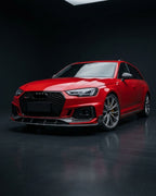 Audi RS4 B9 Front Lip – Prepreg Dry Carbon Fiber Center Splitter (2019)
