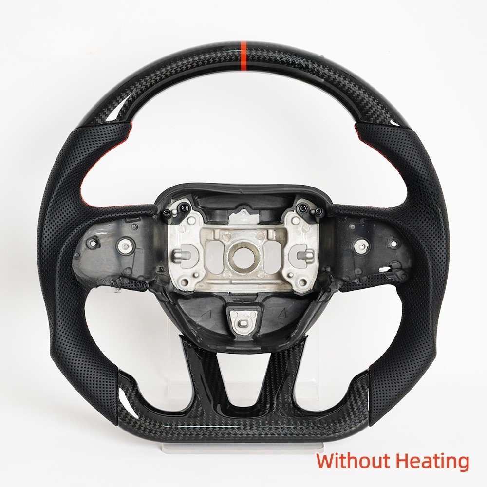 Carbon Fiber Heated Steering Wheel for Dodge 2015-2025