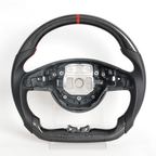 Real Carbon Fiber Steering Wheel for Mercedes-Benz W205 W213 W246 C292 C-Class (Non-Heated & Non-Vibration)