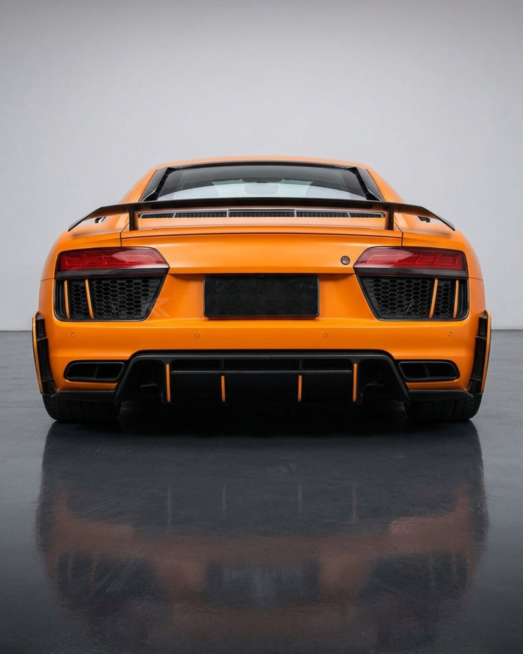 Audi R8 V10 Coupe 4S Gen 2 Carbon Fiber Rear Bumper Vent Fender Covers 2016 - 2018
