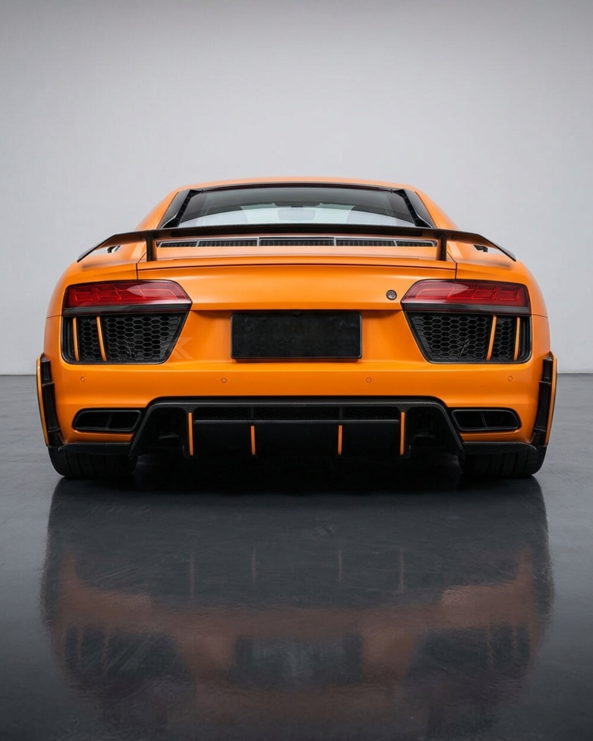 Audi R8 V10 Coupe 4S Gen 2 Carbon Fiber Rear Bumper Vent Fender Covers 2016 - 2018